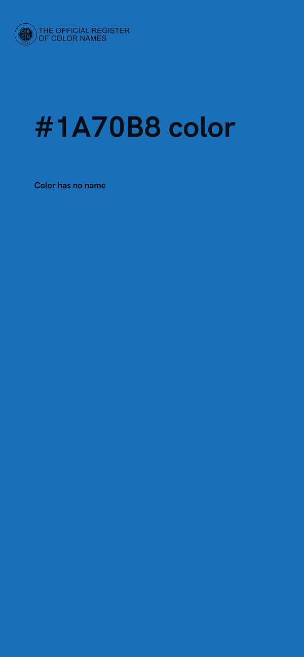 #1A70B8 color image