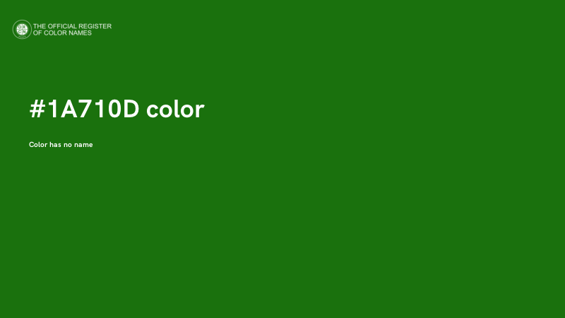 #1A710D color image