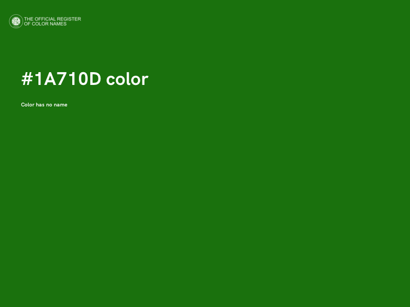 #1A710D color image