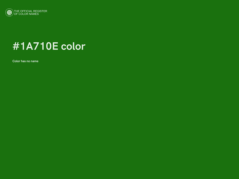 #1A710E color image