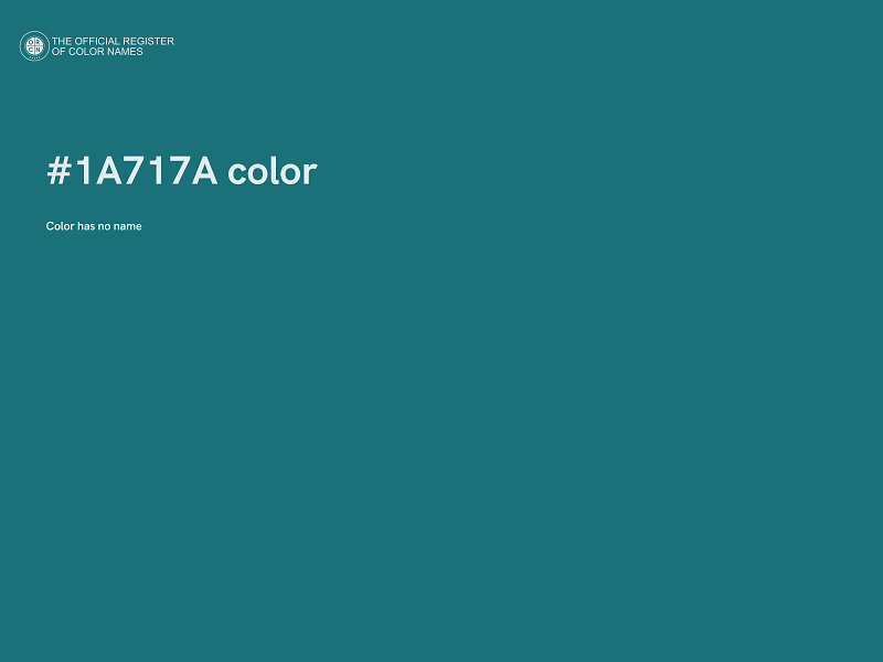 #1A717A color image