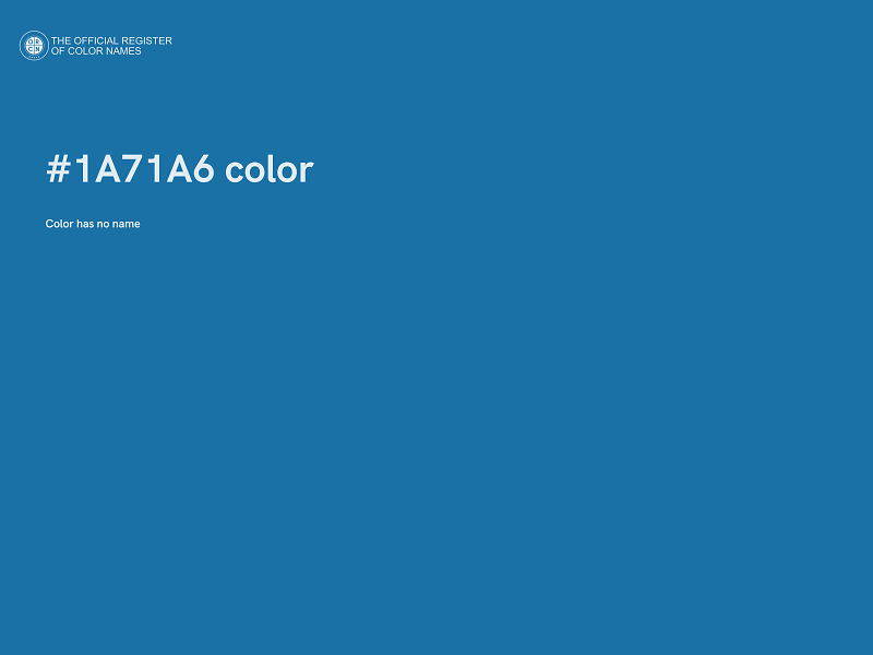 #1A71A6 color image