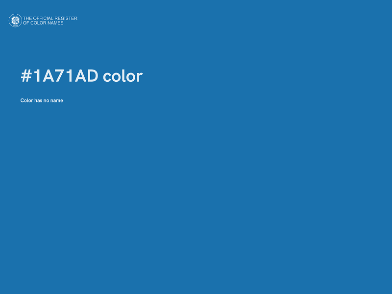 #1A71AD color image