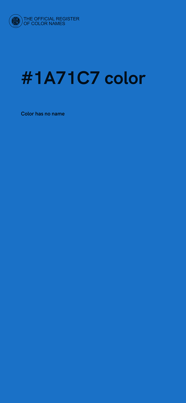 #1A71C7 color image