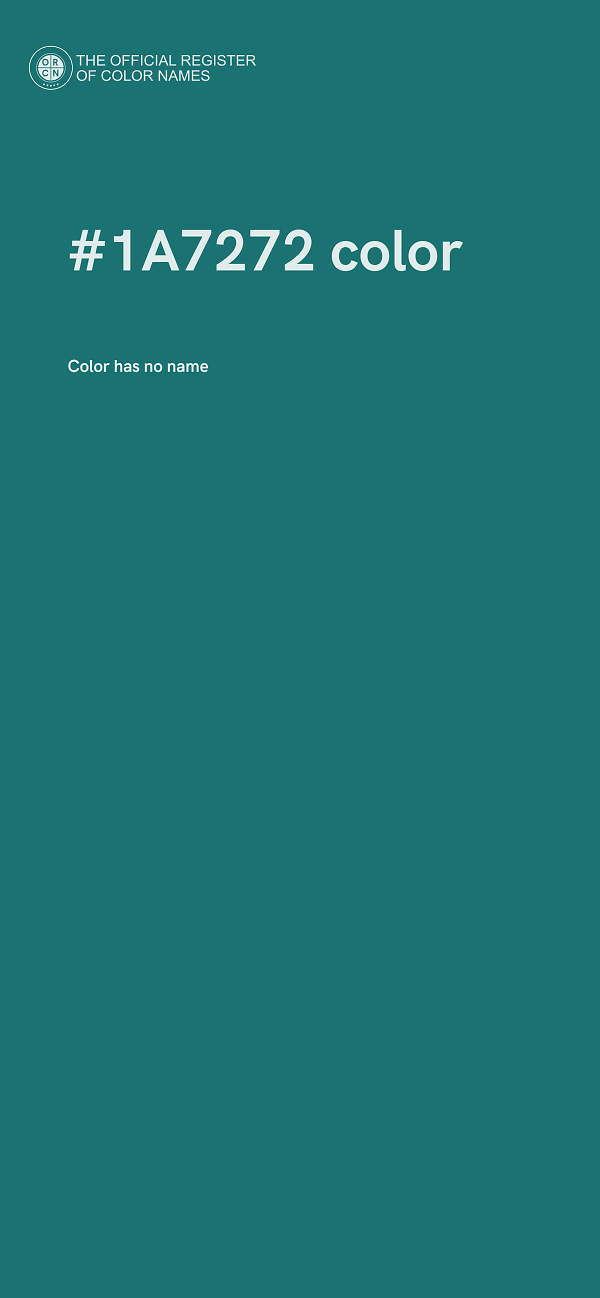 #1A7272 color image