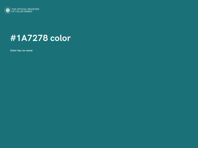 #1A7278 color image