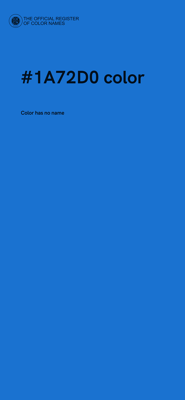 #1A72D0 color image