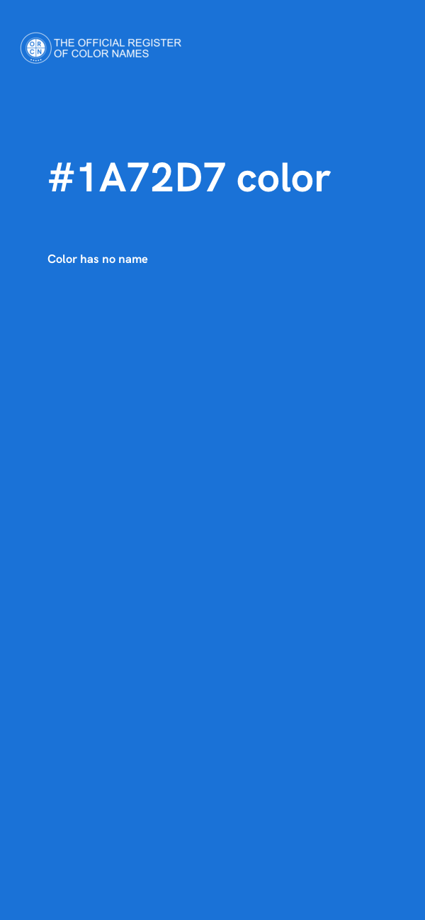 #1A72D7 color image
