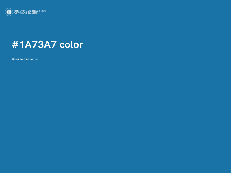 #1A73A7 color image