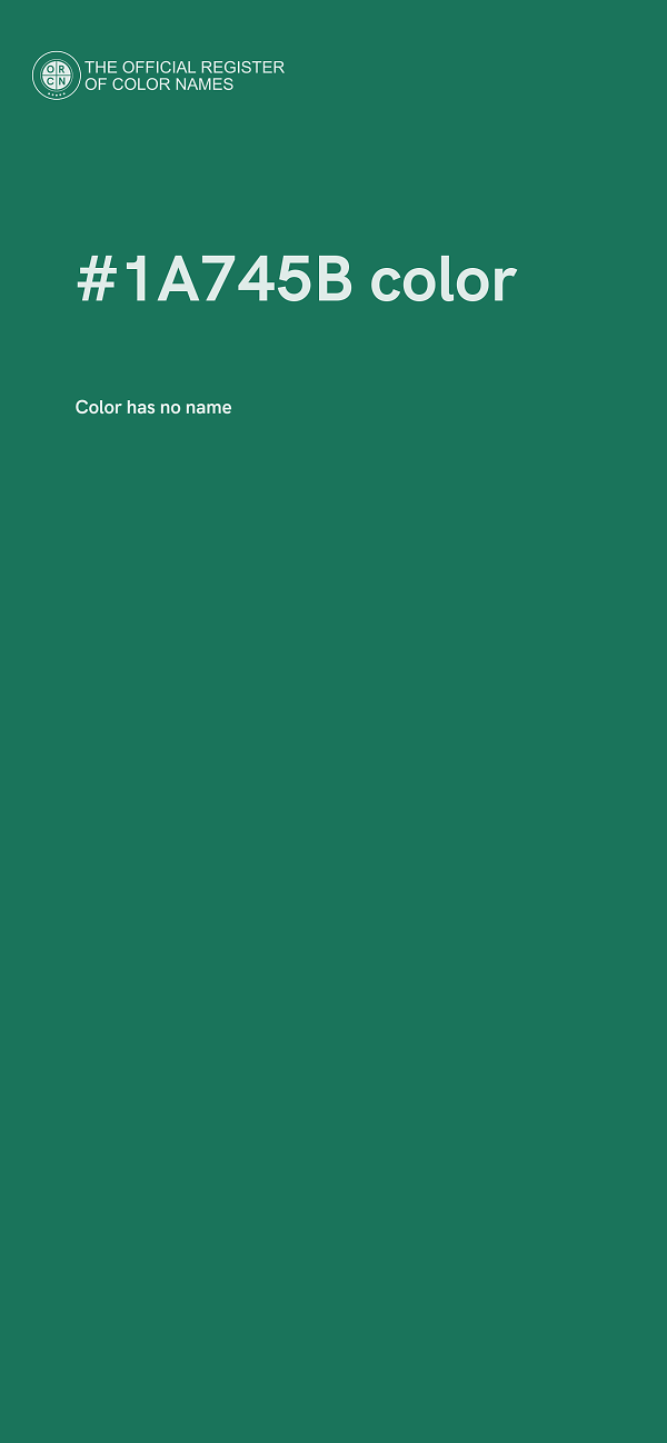 #1A745B color image