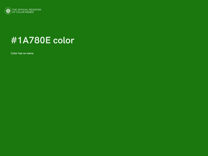 #1A780E color image