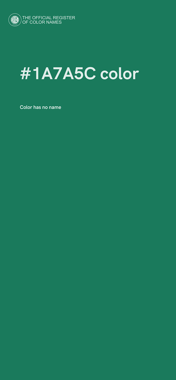 #1A7A5C color image