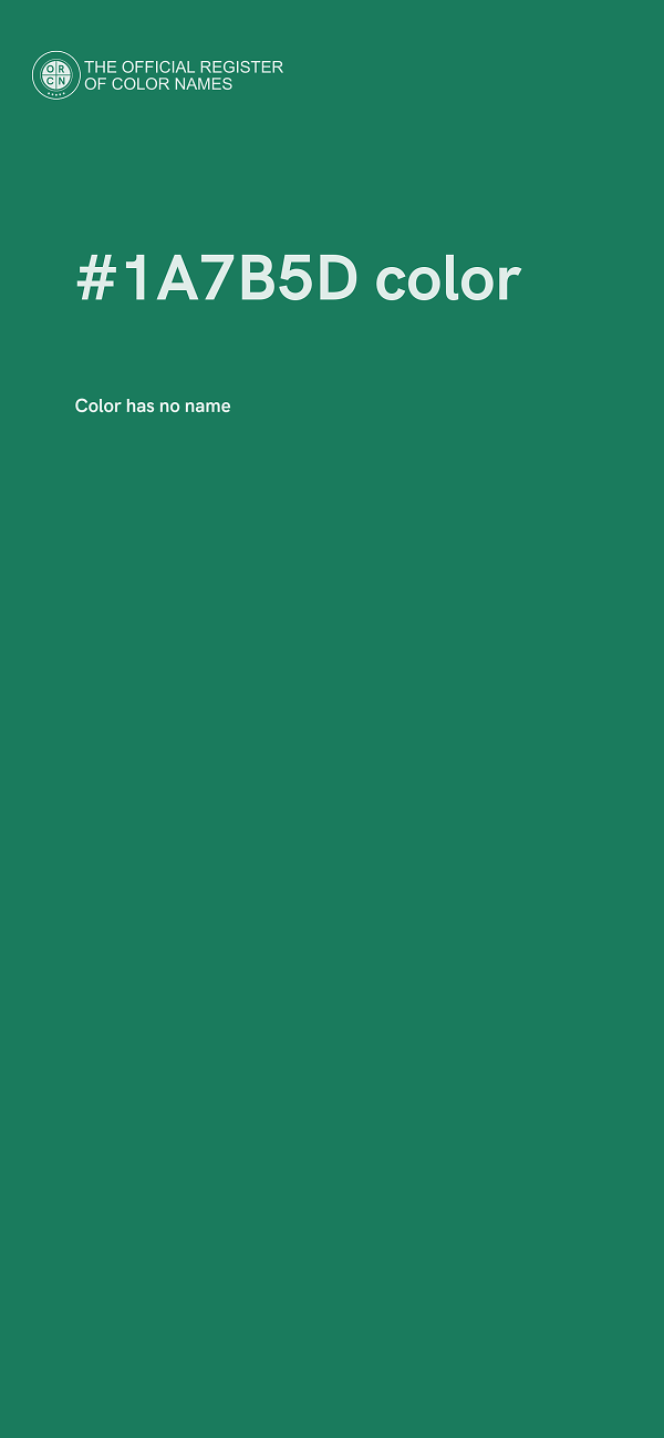 #1A7B5D color image