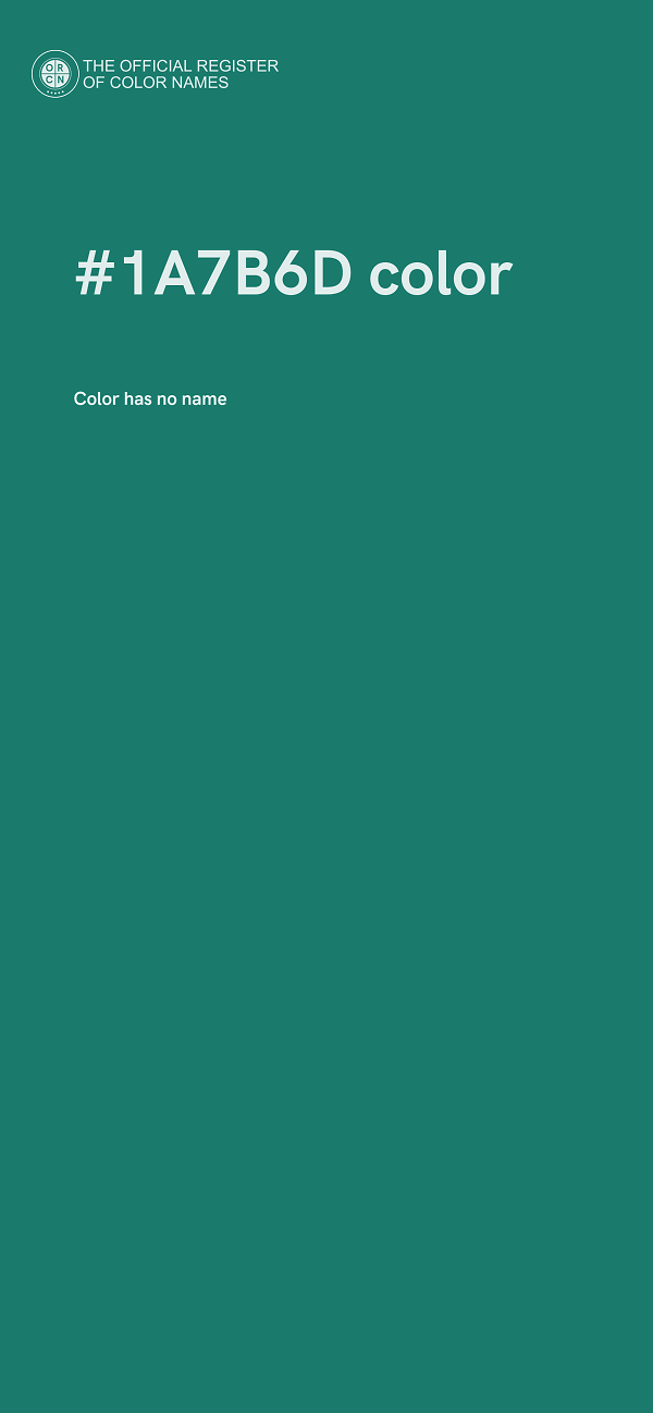 #1A7B6D color image