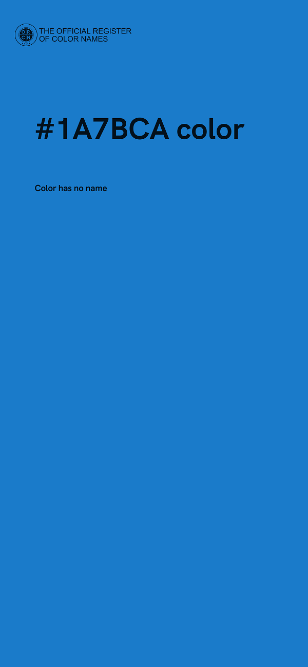 #1A7BCA color image