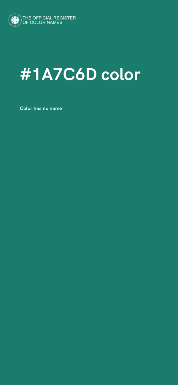 #1A7C6D color image