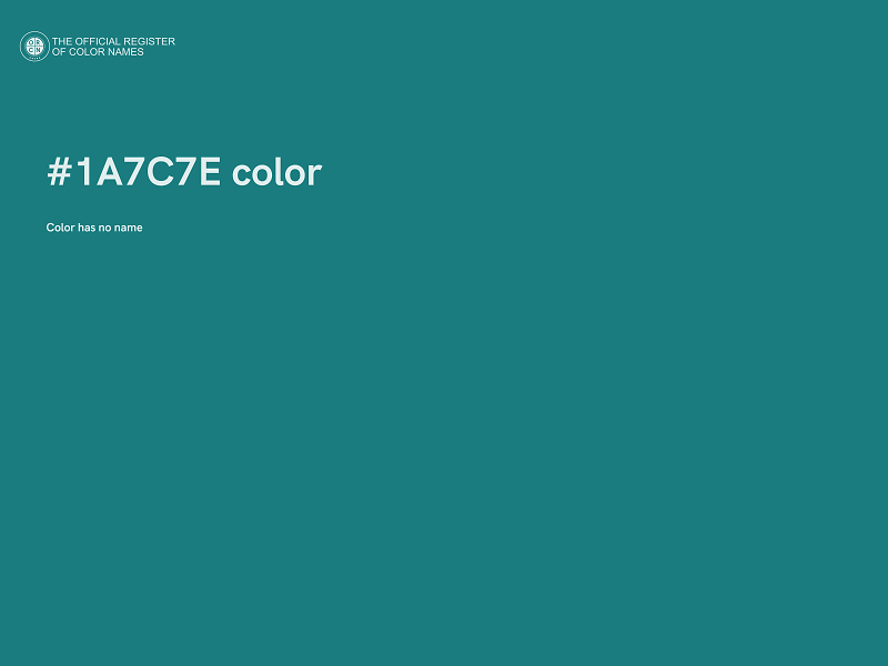 #1A7C7E color image