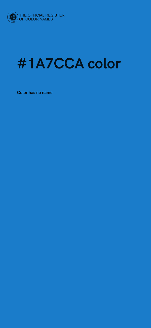 #1A7CCA color image