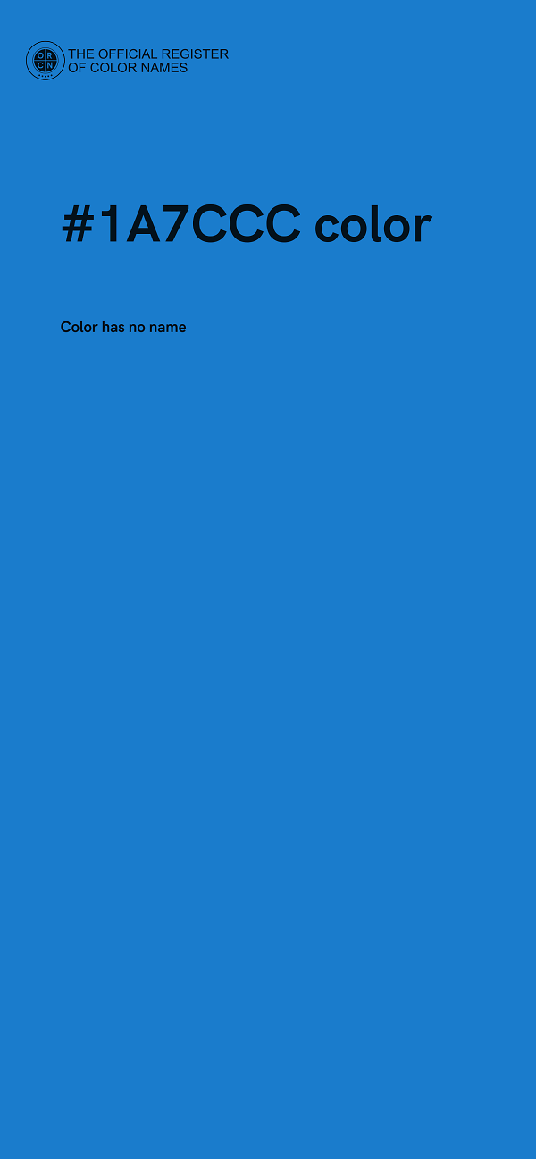 #1A7CCC color image