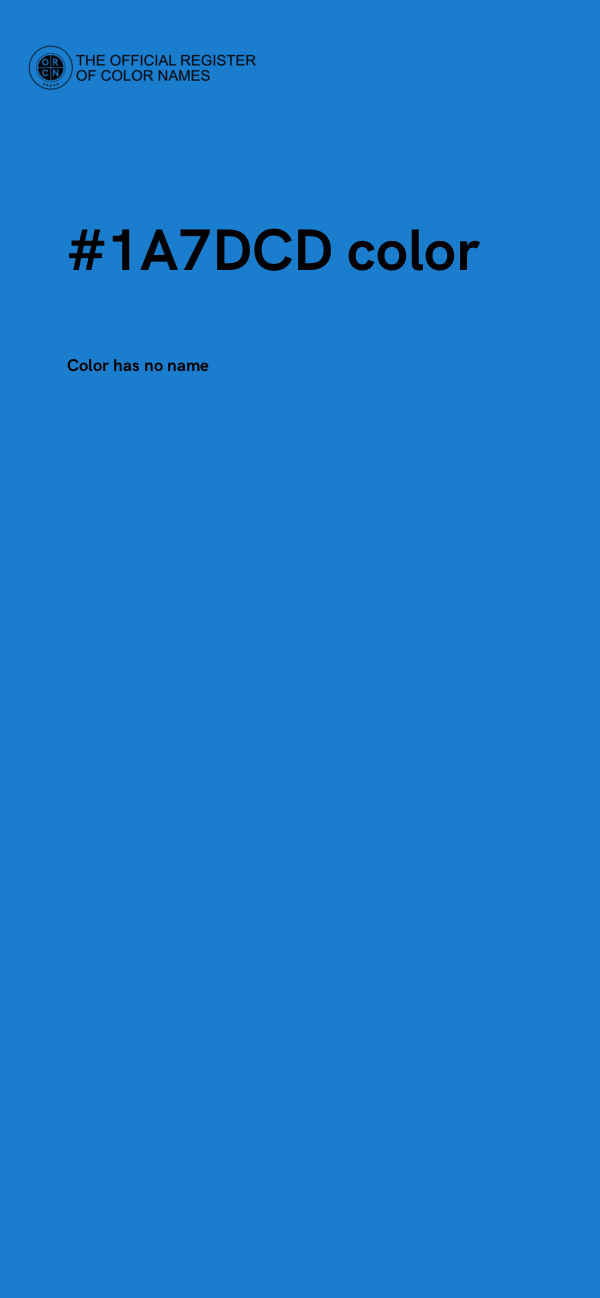 #1A7DCD color image
