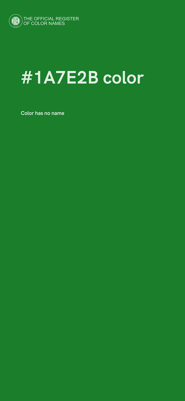 #1A7E2B color image