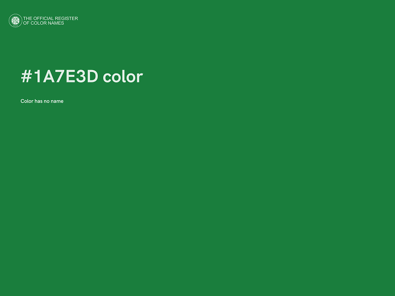 #1A7E3D color image