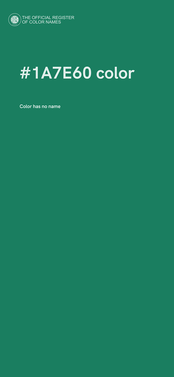 #1A7E60 color image
