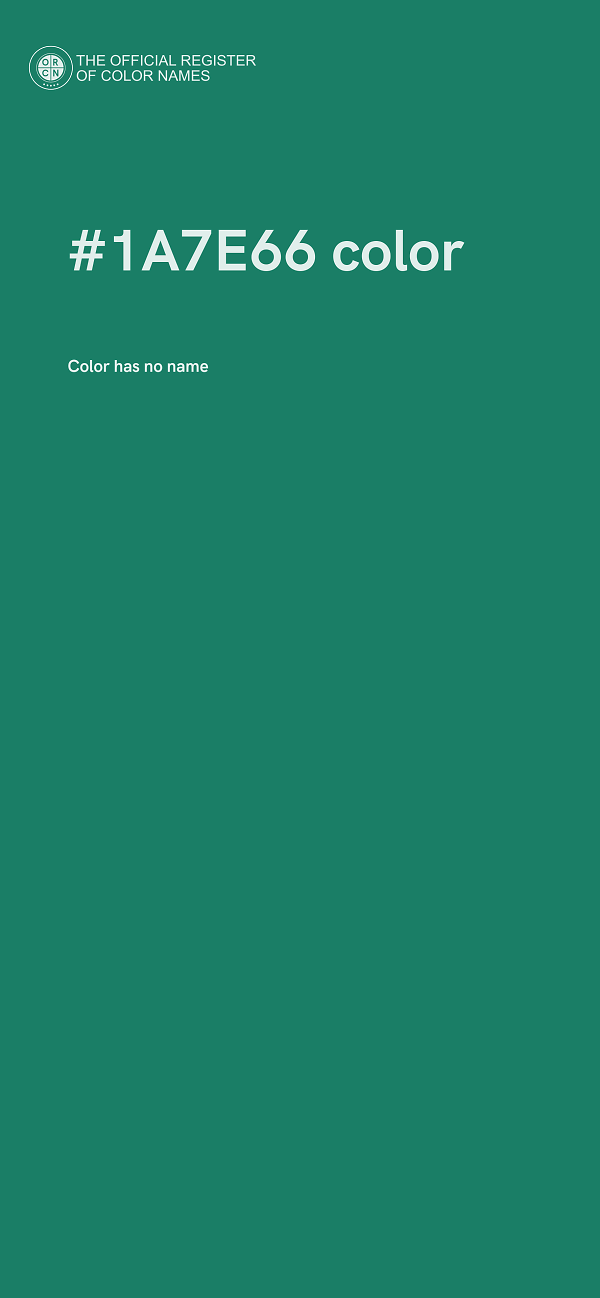 #1A7E66 color image