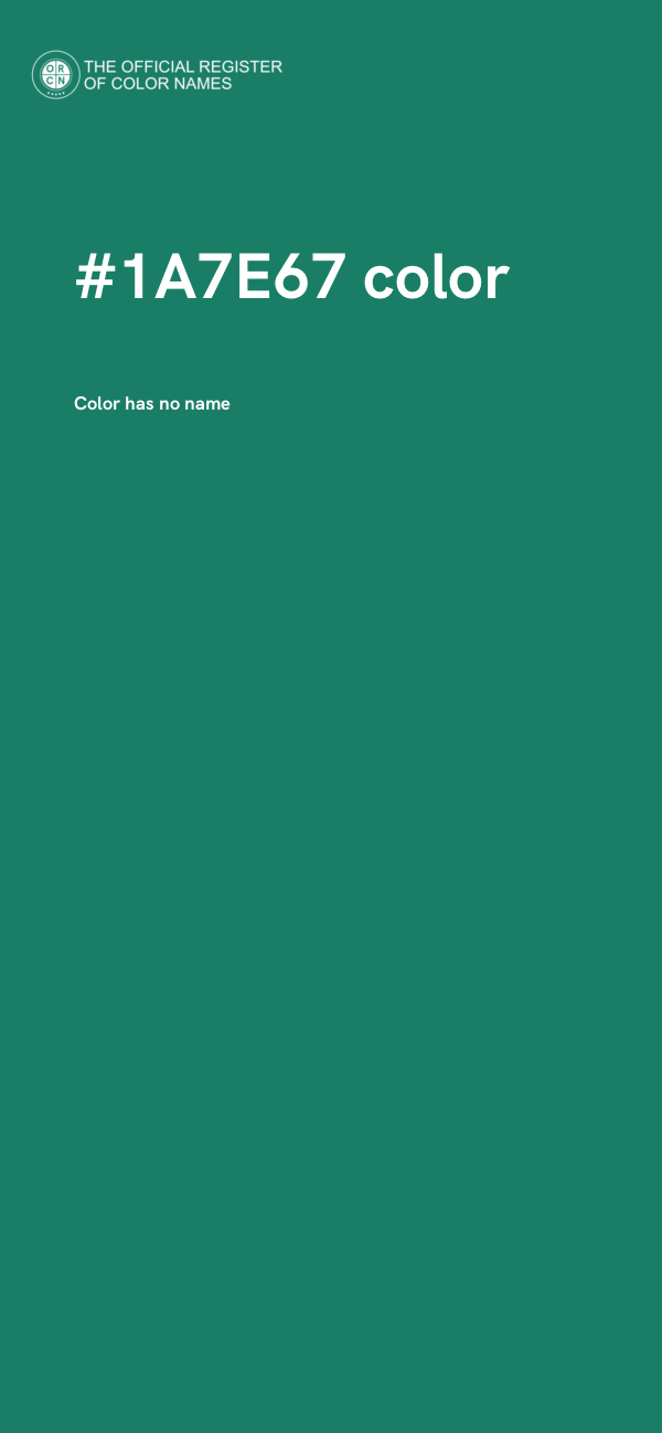 #1A7E67 color image