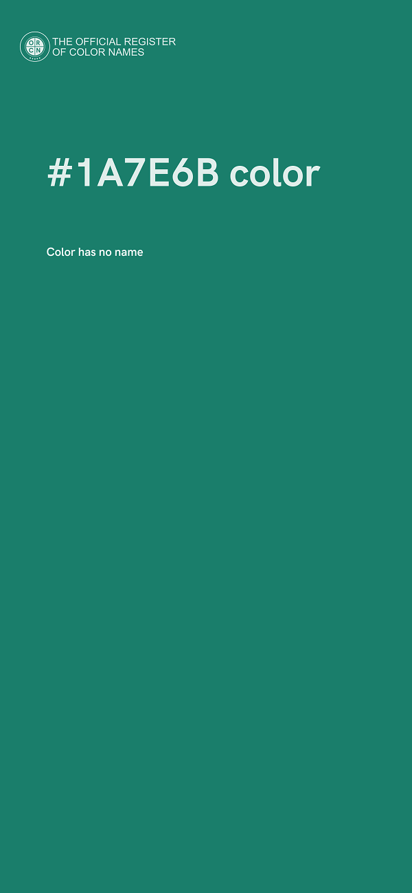 #1A7E6B color image