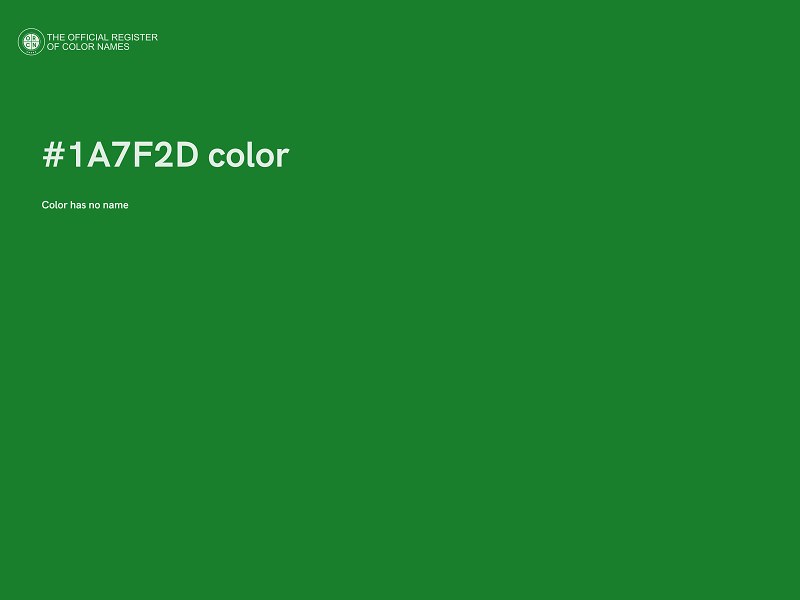 #1A7F2D color image