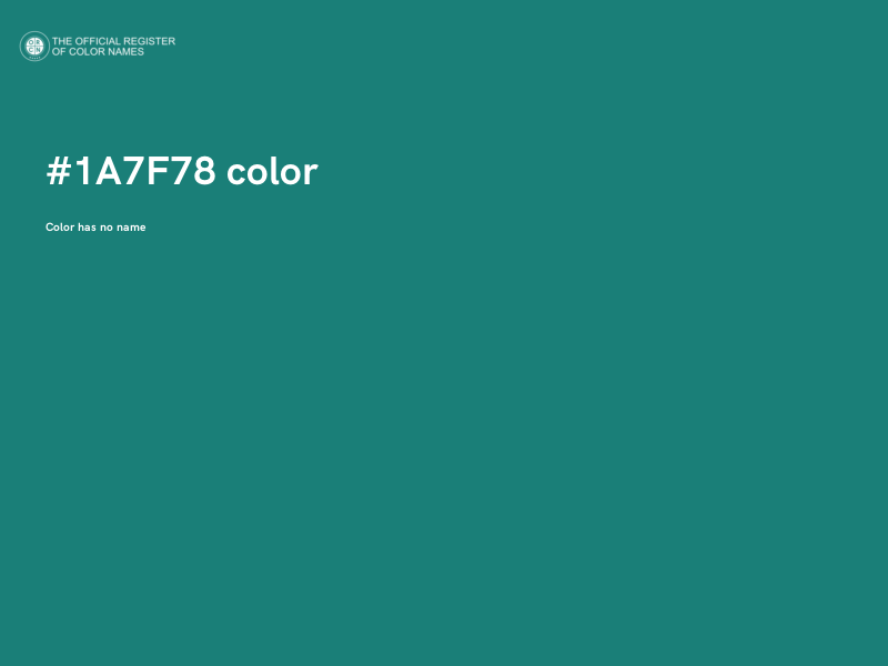 #1A7F78 color image