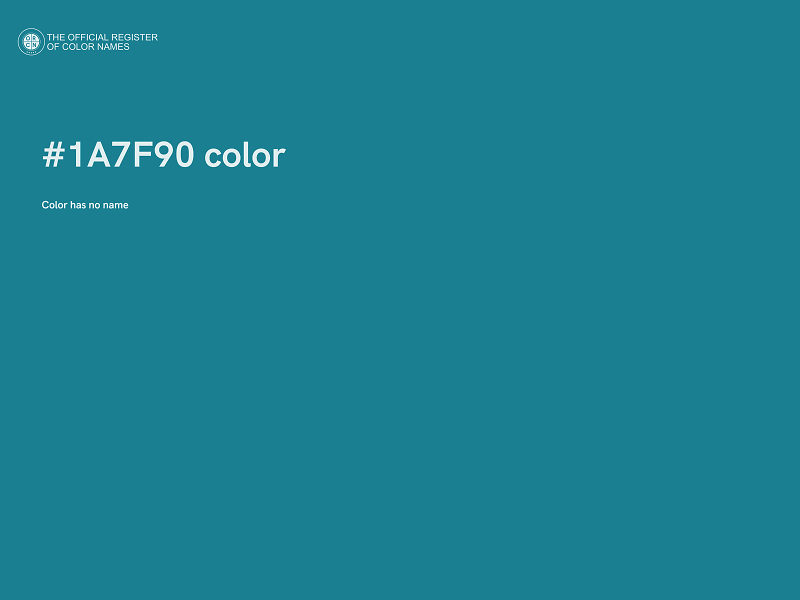 #1A7F90 color image