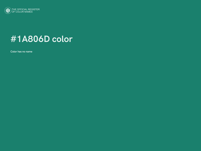 #1A806D color image