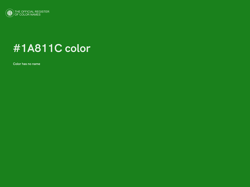 #1A811C color image