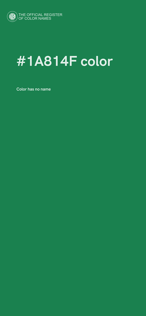 #1A814F color image