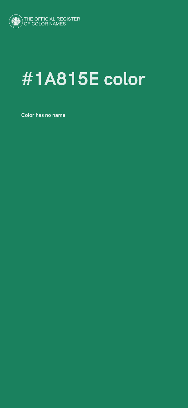 #1A815E color image