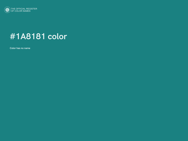 #1A8181 color image