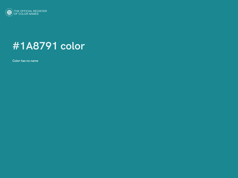 #1A8791 color image