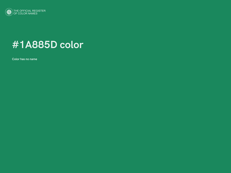 #1A885D color image