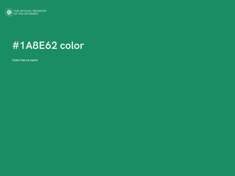 #1A8E62 color image