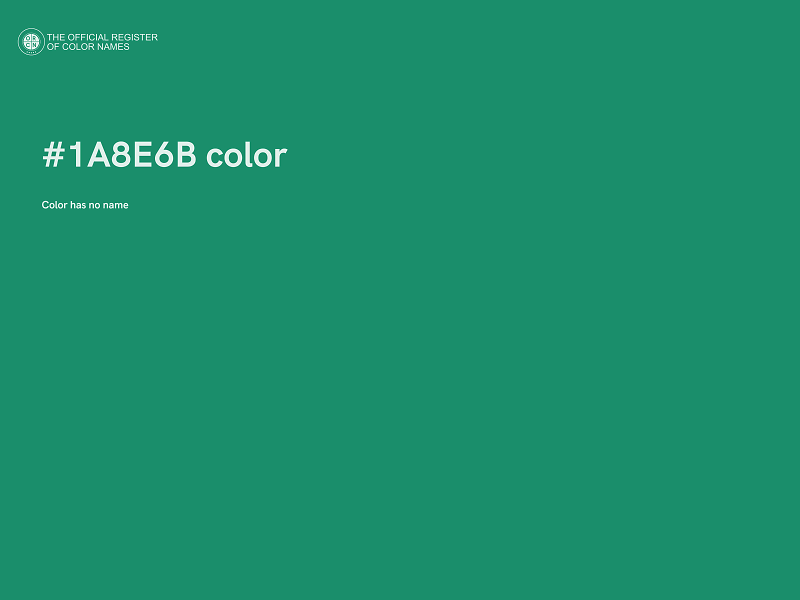 #1A8E6B color image
