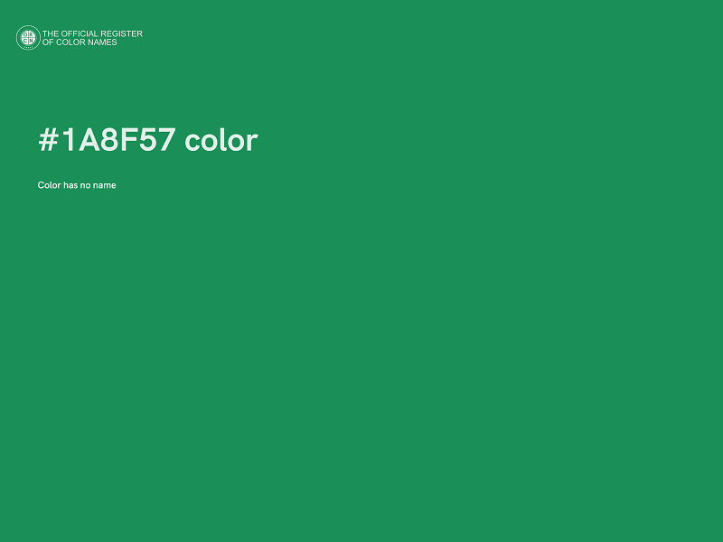 #1A8F57 color image
