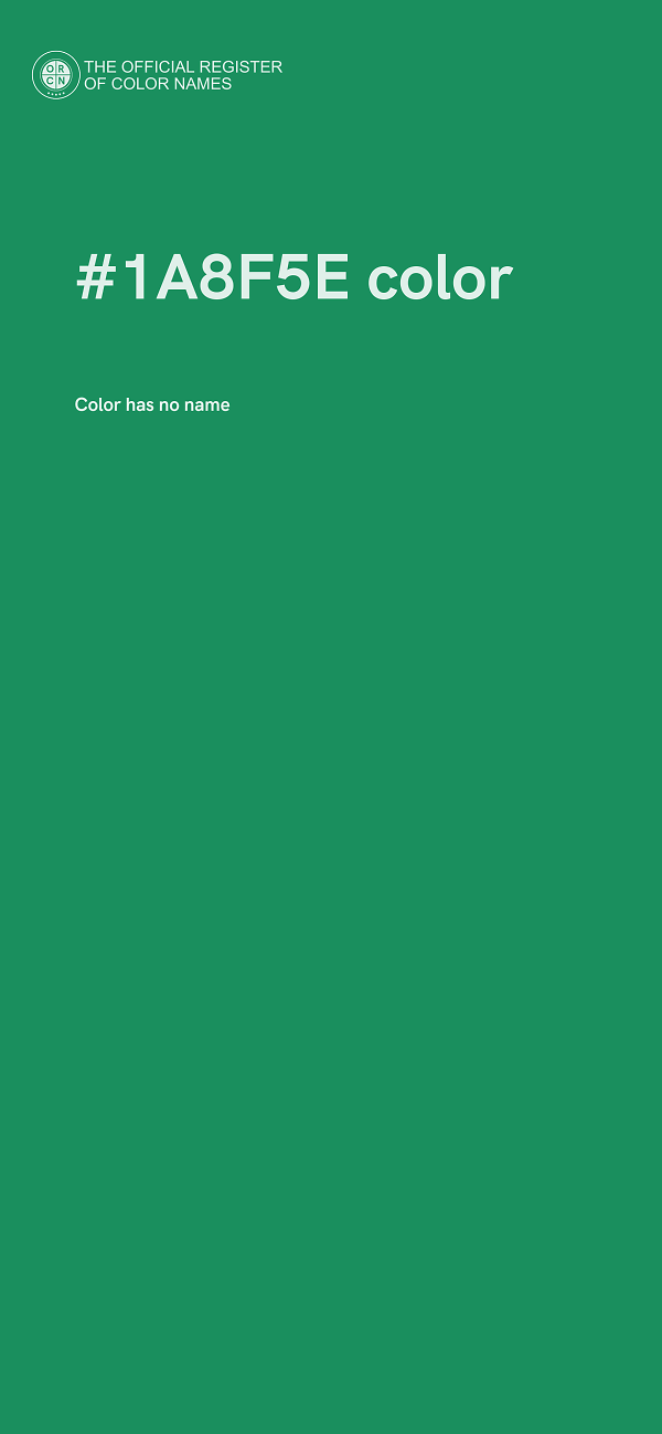 #1A8F5E color image