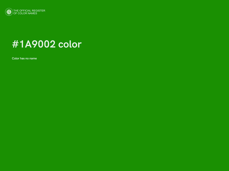 #1A9002 color image