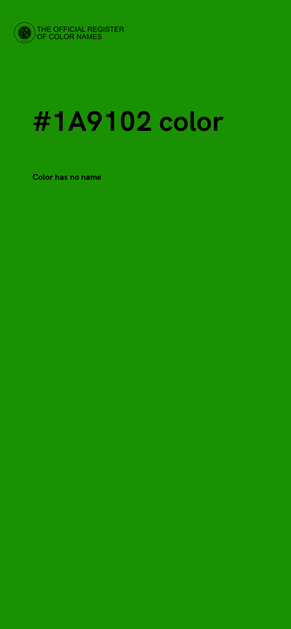 #1A9102 color image