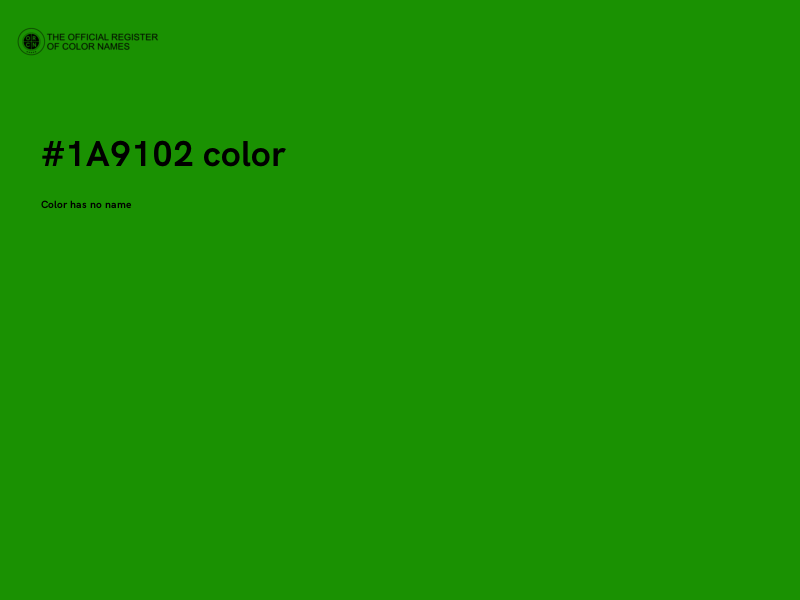 #1A9102 color image