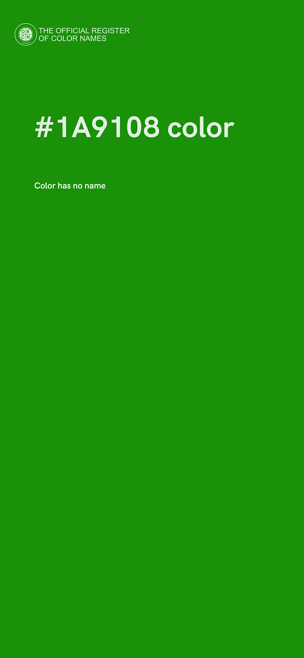 #1A9108 color image