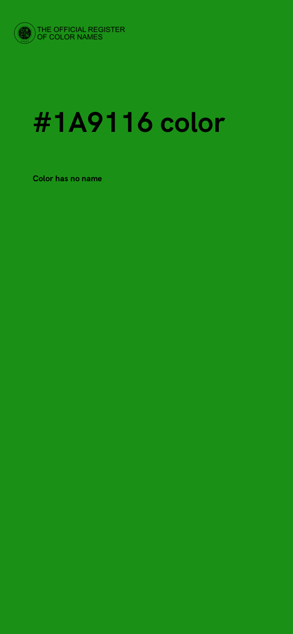 #1A9116 color image