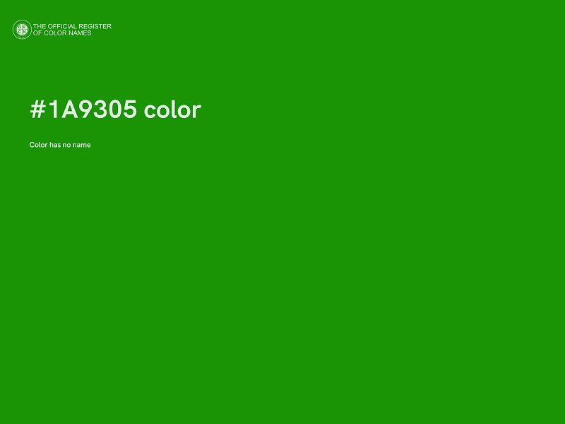 #1A9305 color image